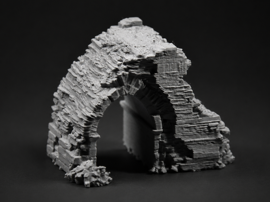 Ruined Stone Archway - DND Miniature Terrain