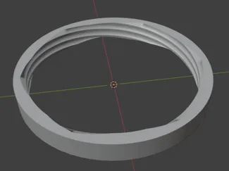 Jar Thread Insert – 82 mm Lid, 6‑Lug Twist‑Off 