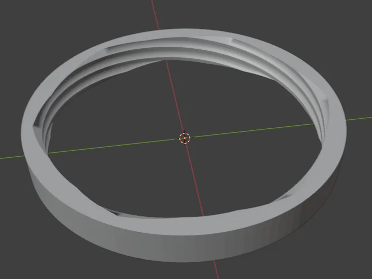 Jar Thread Insert – 82 mm Lid, 6‑Lug Twist‑Off 