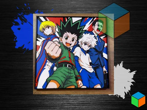 Accesorio para filamento: Hunter x Hunter - Gon, Killua, Kurapika & Leorio — referencia de MakerWorld