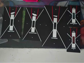 SW Armada Compatible UNSC Ship Tokens- Nexus Ver