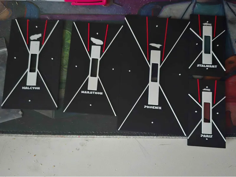 SW Armada Compatible UNSC Ship Tokens- Nexus Ver