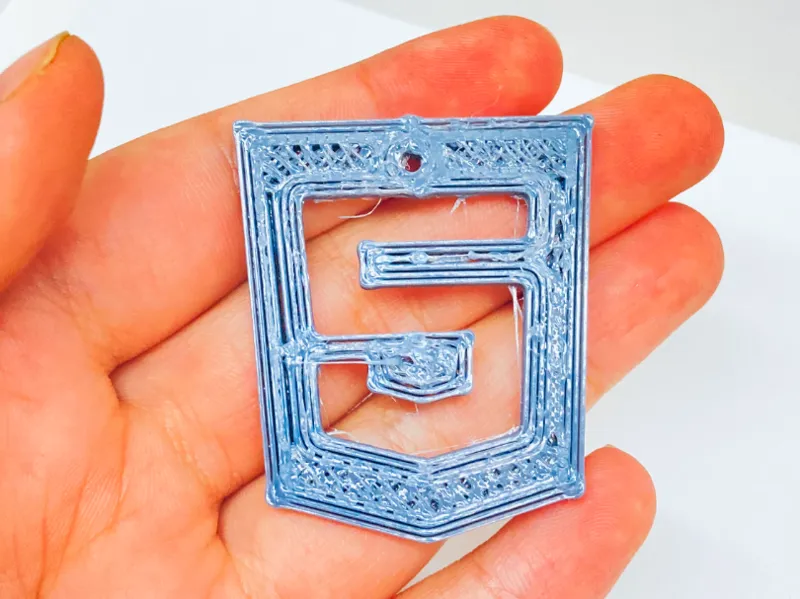 HTML logo keychain
