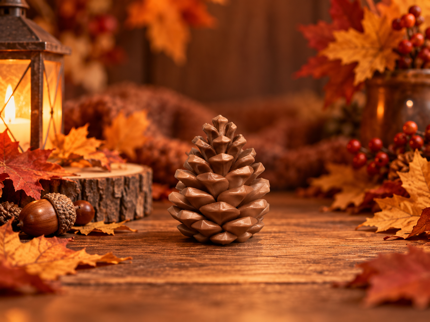 Autumn Pine Cone 3D model