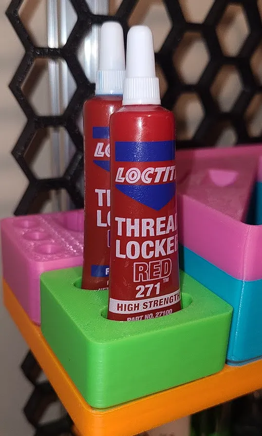 Gridfinity 6mL Threadlocker Tile