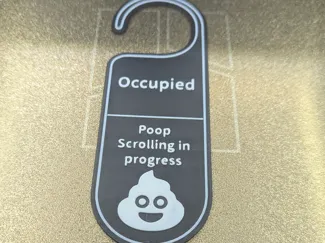 Poop Scolling Sign