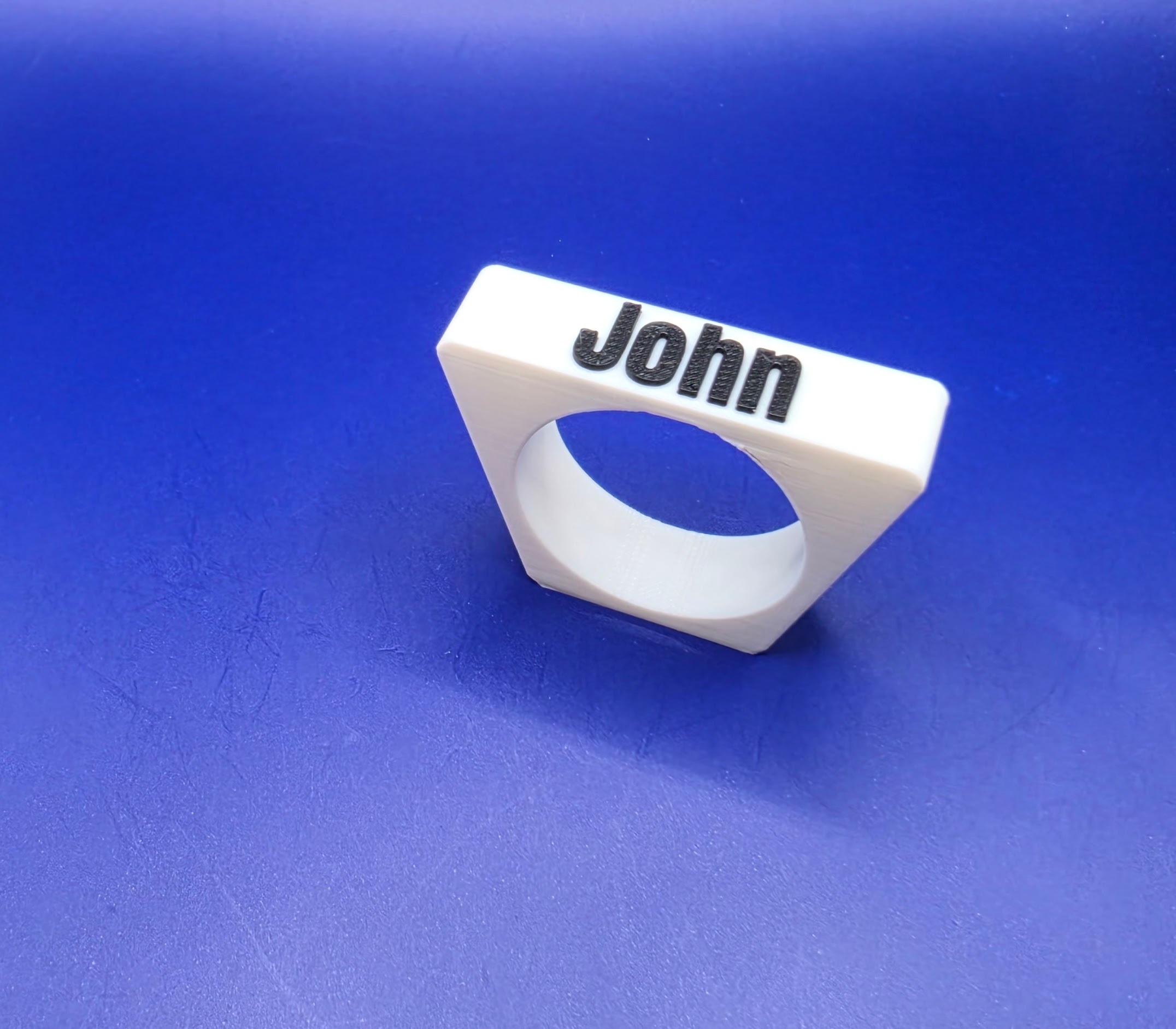 Miniatura 3 do modelo 3D Personalized Parametric Napkin Ring