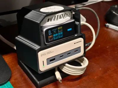 Cuktech No. 10 Ultra+ small power strip + Black Shark phone cooler 3-in-1 desktop charging station