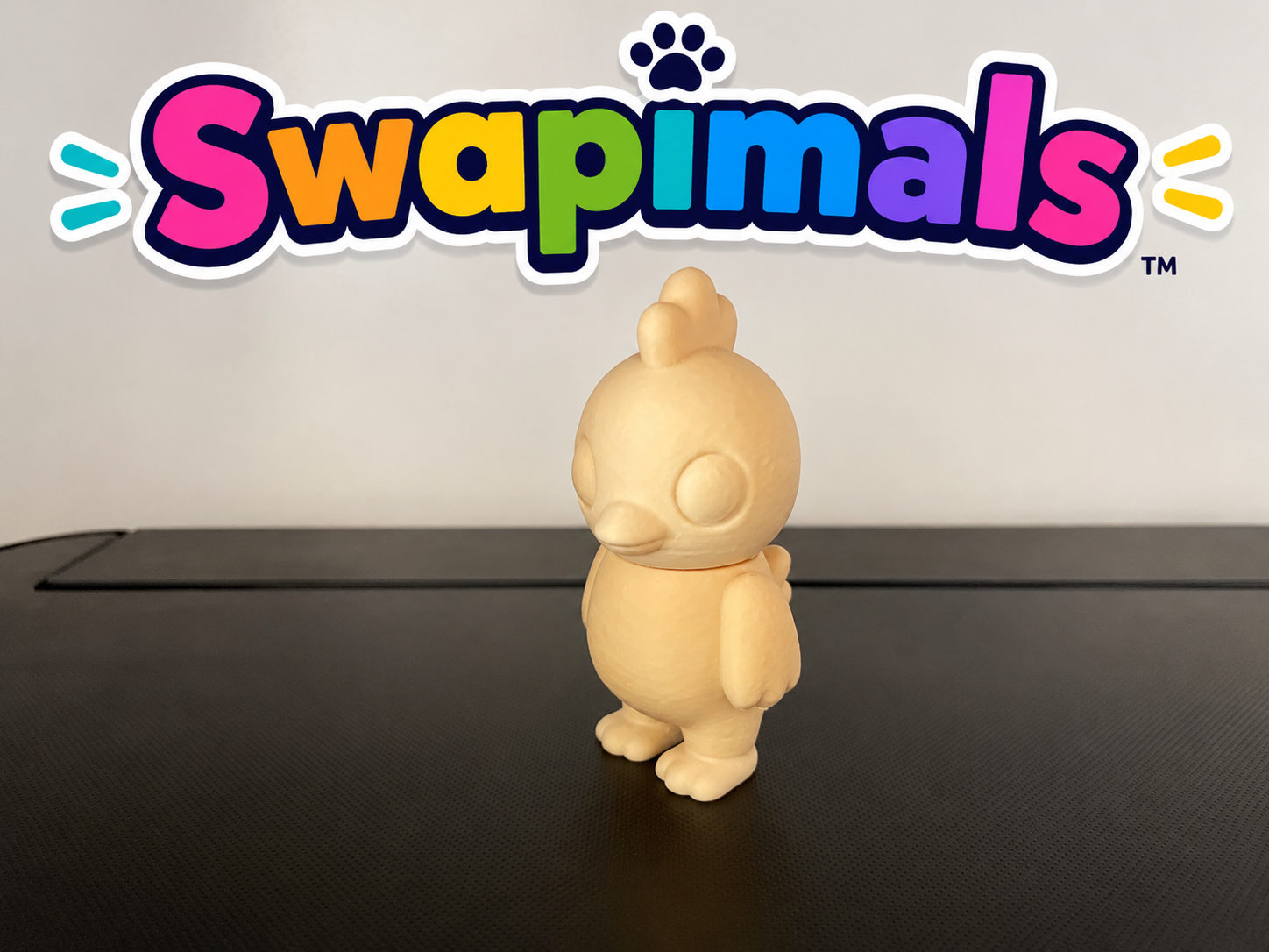 Chicken Swapimals-Interchangeable Bobble & Spin