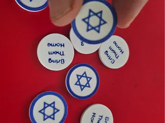 Einkaufchip "Bring them home", 1 Euro