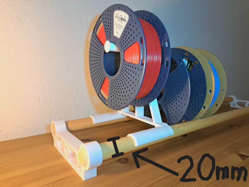 Filamentabroller für 20 mm Halter