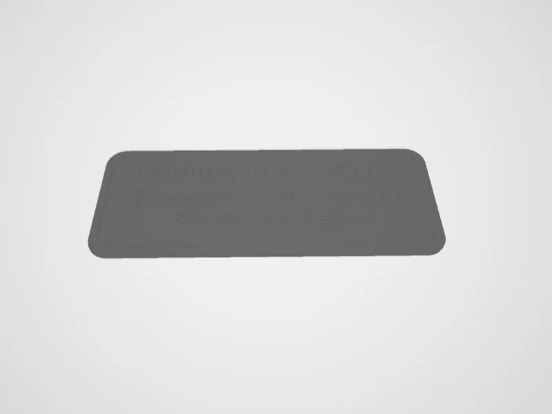 Airsoft Warnschild