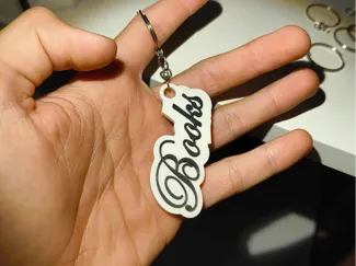 Books keychain 