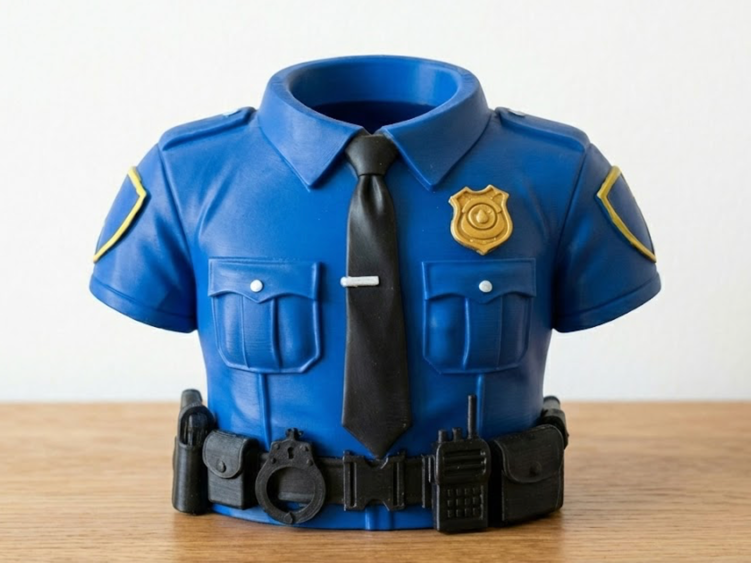 Police Officer Pen Holder / Desk Organizer