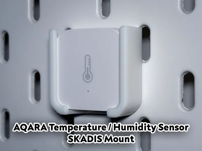 Aqara Temperature and Humidity Sensor Skadis Mount