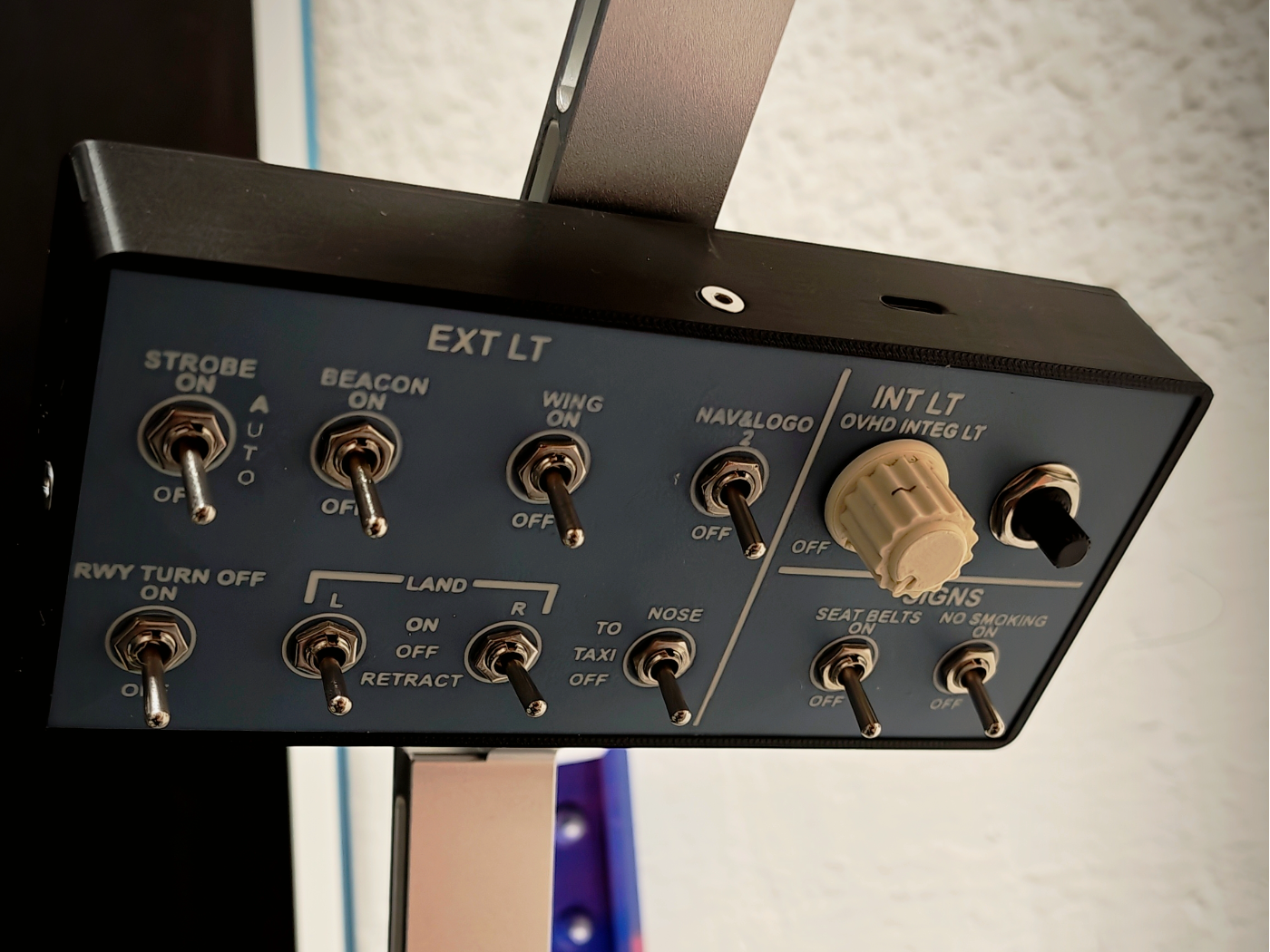 Airbus Overhead Light Panel – Home Cockpit 3D model