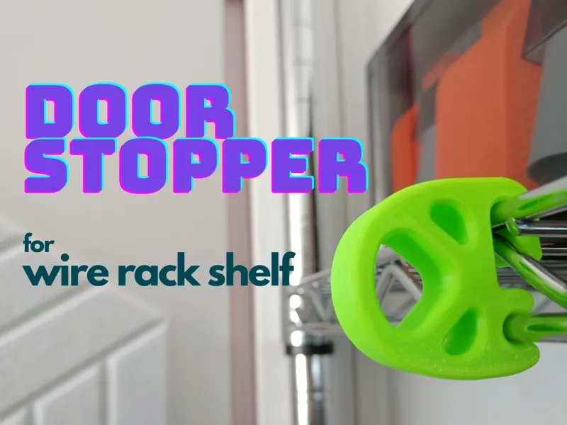 Door Stopper for Wire Rack