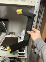 ABS filament, 2 colours for good slot contrast, ironing