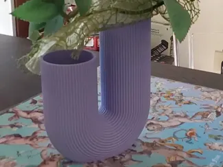 Modern tube vase
