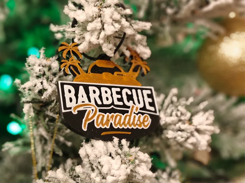 Barbecue Paradise Christmas Logo