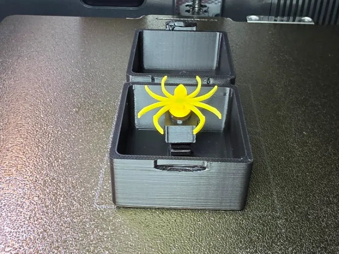 Spider box, Ring box, Spider scare.