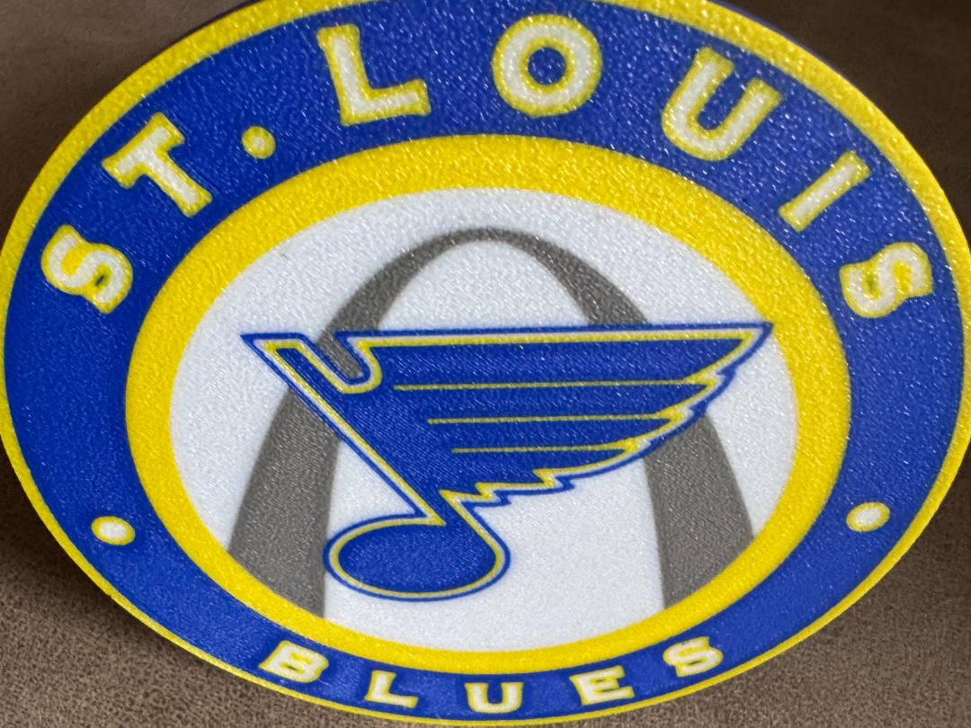 st louis blues trailer hitch cover