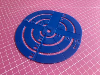 5–75 mm Rounded Corner Template