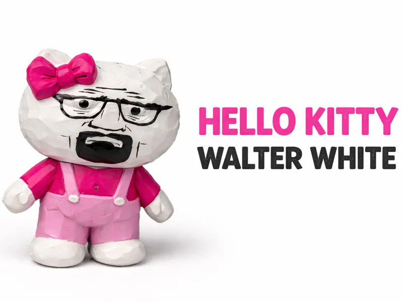 Walter white Hello kitty breaking bad 