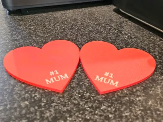 Heart Base #1 MUM - Customisable Text