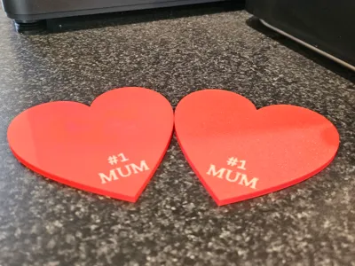 Heart Base #1 MUM - Customisable Text