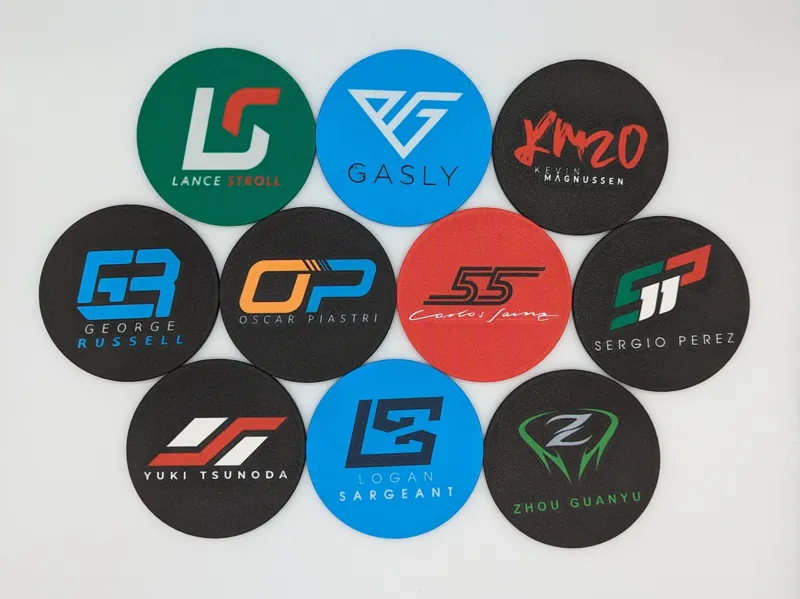 F1 Driver Logo Coasters vol. 2 (2024)