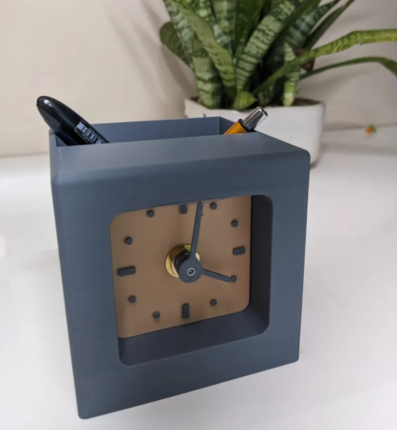 Clock Pen or Phone Stand