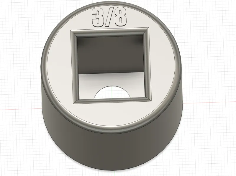 3/8" Drive wall adapter