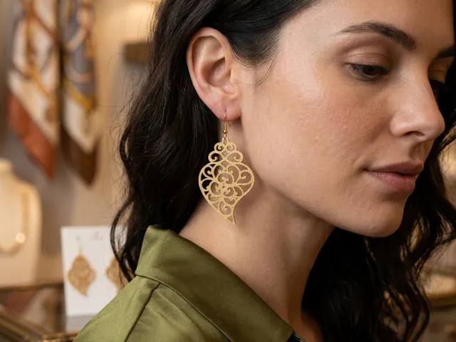Filigree-Inspired Earrings (Coração de Viana)