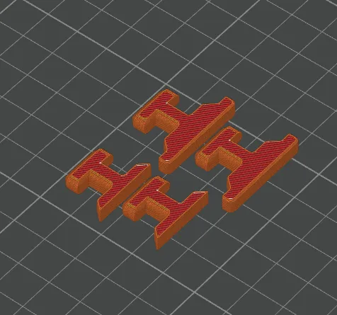 Skadis Clip for thiner  Plate