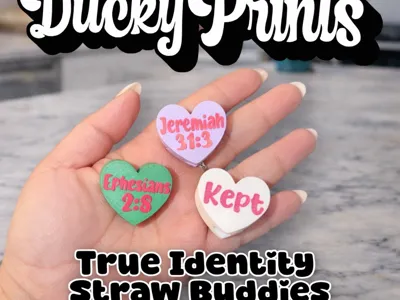 True Identity Straw Buddy-Valentine’s Edition