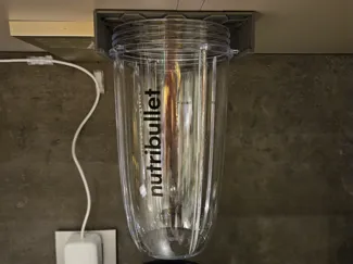 Nutribullet slide-in cabinet holder