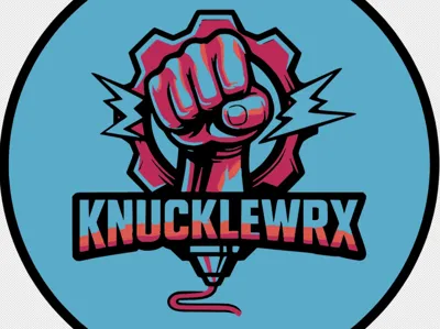 KNUCKLESWRX Logo coaster