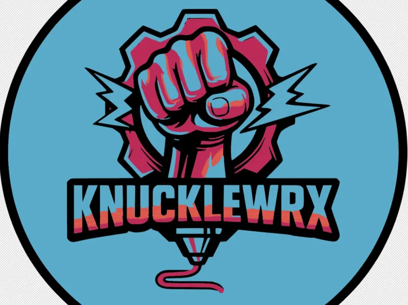 KNUCKLESWRX Logo coaster