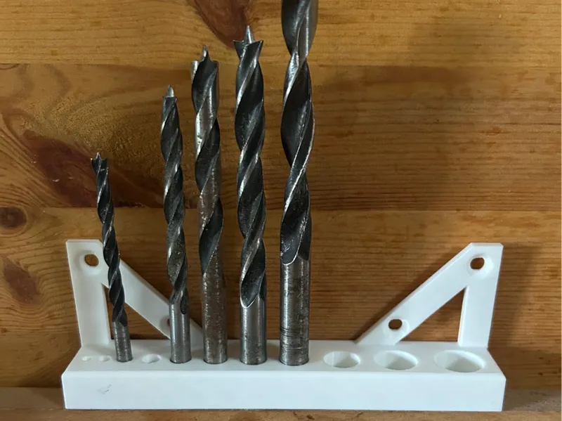 Wood Drill Bit Wall Mount