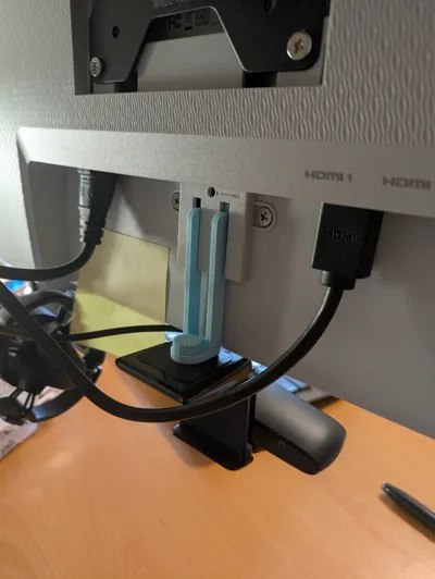 Under Monitor Webcam Mount [Dell Monitors] by user_3936726370 - MakerWorld