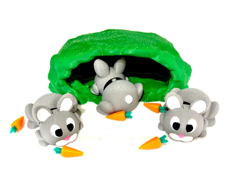 Cute Articulated Baby Chubby Bunny