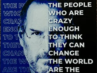 Hueforge Steve Jobs