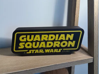 Guardian Squadron LED Light Box