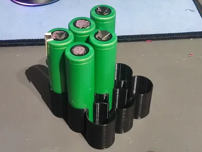 18650 battery holder / storage box for 9pcs