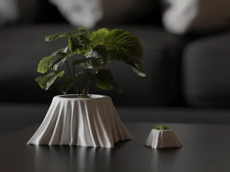 Silk Cloth Pot