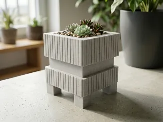 PILAR - Brutalist Succulent Planter