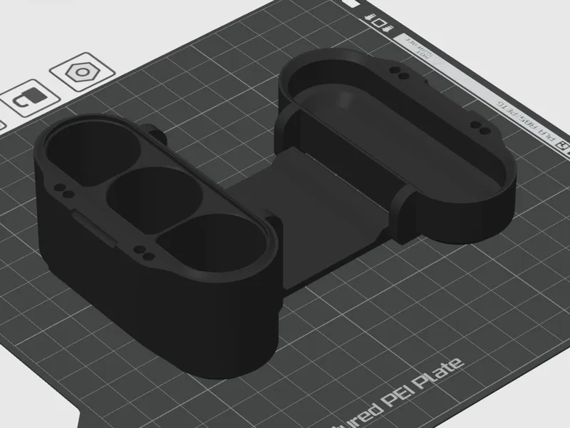 FilmPod with dividers, for 3mm magnets
