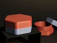 0.2mm layer, 3 walls, 0% infill