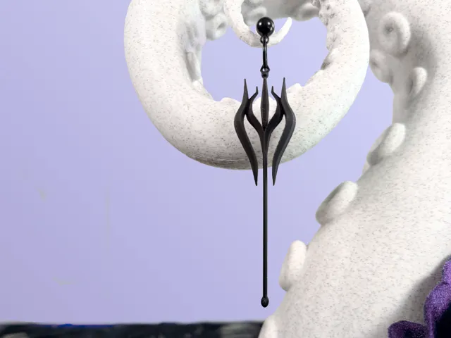 Ebonspire | Gothic Statement Earrings
